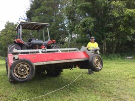 Keith cleaning mulcher 7th Dec 2017.jpg